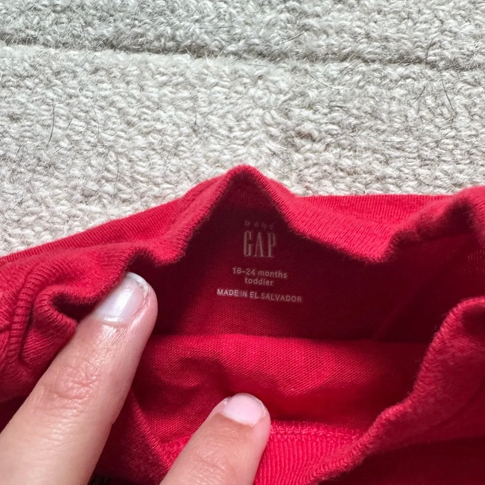 GAP Red Paw Patrol Character Long-Sleeve Tee